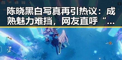 陈晓黑白写真再引热议：成熟魅力难挡，网友直呼“帅炸”🔥