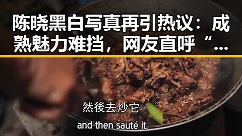 陈晓黑白写真再引热议：成熟魅力难挡，网友直呼“帅炸”🔥